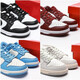 Dhox Putian Dunk Black and White Panda Men and Women Chaussures Low Top Shadow Grey SB Caroline North Blue Men and Women Chores de planche Chaussures décontractées Red DD1503-108 36