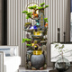 Botianxuan Fengshui Wheel Rockery Flowing Water Fountain Living Room Fish Tank Humidifier Decoration Huge Mountain Ornament Circulating Water View Floor 9923 Small 45*33*108cm