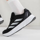 
Adidas running shoes men's shoes 2025 new summer lightweight cushioning breathable comfortable casual shoes fitness training sports shoes ID9849 black and white 41