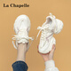 La Chapelle Chaussures féminines chaussures papa chaussures en mesh chaussures de sport légèrement respirant léger semelles épaisses chaussures de course femme doux mi zi q695 40