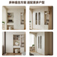 Shuanghu Light Luxury Modern Simple Wardrobe Home Bedroom One Door to Top Combination Cabinet Four Five Six Door Wardrobe 23105 Two Door Wardrobe + Top Cabinet + Dressing Table + Makeup Stool