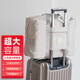 Bo Naling travel bag large-capacity storage bag can be used in trolley suitcases for business trips, boarding flights, portable handbags for men and women who are expecting babies, trolley suitcase travel storage bags, khaki color