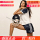 阿迪达斯 （adidas）三叶草SPORTY & RICH联名拼色运动短袖T恤JI9274JI9275 JI9274 尺码偏小 XS (155/80A)
