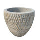 Stone mortar, old-fashioned large-sized glutinous rice cake stone mortar, old-fashioned stone mortar for hammering peppers, natural stone mortar, stone garlic pounder, about 35cm in diameter, thickened anti-grain stone mortar