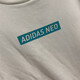 Adidas kurzärärmiges T-Shirt für Männer Sommer Neue Neo Sportswear Strickbares rundes Hals Top HC9717 HC9717 White XL