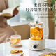 Le Stew health pot mini health cup electric stew cup office tea kettle tea maker small one-person flower tea kettle kettle electric tea cup heating coaster stew kettle all in one 0.6L mechanical model (glass lid) If you purchase more than 10 units, you can contact customer service to exchange for a gift box