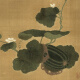 
Yuan Qian Selection of Autumn Melon Pictures Ancient Flower and Bird Painting Scrolls of Literati Replica Antique Painting Chinese Hanging Paintings Yuan Li Zhu and Stone Pictures 12809 30X70 cm (spraying painting heart size) Framed