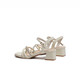 Red Dragonfly Leap Month Sandals for Women in Summer One-Strip Thick Heel French High Heels Temperament Women's Sandals WLK24083 Beige White 37