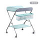 
Cool Baby Diaper Table Foldable Diaper Change Newborn Baby Multifunctional Mobile Crib Care Table Mint Green Three-level Adjustment + Configuration Basket + Universal