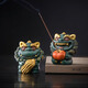 
BOSSY Forbidden City Style Cultural and Creative Stone Lion A pair of good things happens to creative crafts ornaments company personal souvenirs A pair of good things happens to [Bonus] + Base + Gift Box