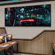 
E-sports room decoration Internet cafe Internet cafe wall hanging paintings Cyberpunk style hotel computer room background layout mural HJ14109 40*100CM9MM thin plate pattern film independent