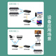 Zhongke Optoelektronik 100-Megabit-Glasfaser-Transceiver Dual-Fiber-Optoelektronik-Konverter-Netzwerkanschluss VLAN-Isolationstyp 100-Megabit Multimode Dual Faser 1 OPTICAL 4 Elektrisches ZK-FE/114- 2 km
