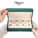 C/CC/K Leichte Luxus -Schmuck -Schmuck -Aufbewahrungsbox PU Leder Magnet Ring Storage Box Halskette Anhänger Juwelierschachtel Schmuck Schachtel ed11301 Ringpatrone Tinte Grün grün