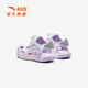 ANTA Children's Jellyfish Toe Sports Sandals Girls' Shoes 2026 Summer New Knob Buckle Outdoor Anti-collision Beach Shoes ANTA White/Pearl Pink/Silver-1 30