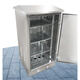 Aoyanlai outdoor stainless steel network cabinet floor-standing outdoor waterproof monitoring equipment weak current cabinet amplifier 201 stainless steel true color 60x60x45cm
