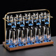 Lanyuan Crystal Glass Blue Mountain Wine Splitter White Wine Glass Household Wine Set Light Luxury Chinese One-cup Small Wine Cup Spirits Single-Layer Rack 6 Pots and 6 Cups Blue Mountain Wine Set