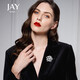 Jay's new Austrian brooch high-end female corsage birthday gift for elder mother and mother-in-law blue