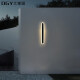 
Outdoor waterproof wall lights minimalist grille lights living room background wall aura lights new line lights Zhongshan lamps 9227-120cm-neutral light