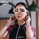 You swimming goggles large frame waterproof and anti-fog high-definition flat swimming goggles five-piece set 61207Y transparent black