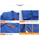 Laurie Anti-static work clothes set for men's summer thin gas station electrician welding labor protection suit customizable logo LW-6621