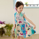 LUSON LITTLE O BAO Ropa para niños Pintura al óleo para bebés Summer's Summer's Flin Style 2025 NUEVA GIRL MONET MONET Garden Skirt