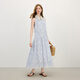 Fan silanen [même modèle dans Xu Ruohan] DROS DE VACANCES SOURCE SUMBRE FEMME SUMBRE INDUSTRIE LEVÉE BLUE BLAIS 2618 BRIEZ BLUE S