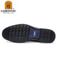 Alter Mann des Mannes (Laorentou) Lederschuhe Herrenzehenschicht Cowide Britisch gedruckte Business Formale Schuhe Fahren Hochzeitsschuhe Arbeit Lederschuhe Boss La13118 Black 43