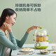美的（Midea） 煮蛋器蒸蛋器 家用迷你早餐机神器 双层多用电蒸锅智能防干烧 煮鸡蛋 草绿色