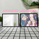 
One Piece mirror lighting painting Nami glowing decoration painting photo frame painting living room painting birthday gift girl night light 15775 Empress 3 mirror white frame plug-in model 16.5*21