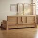 Harmonious Home Sofa Bed Ash Sofa Bed Integrated Dual-Use 2025 New Foldable Small Apartment Sofa Living Room 1.68m Sofa Bed [Storage]
