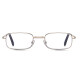 Sober reading glasses for men and women unisex folding anti-blue light reading glasses for the elderly 1105A gold 200 degrees