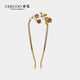 Cercoo retro tribute series U-shaped hairpin for women with upturned hair, hair comb, retro-style elegant hair accessories