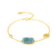 Cuiyingfu Natural A-Grade Jade Blue Water Pixiu S925 Silber eingelegtes Armbandeis Jade Männer und Frauen High-End-Handdress