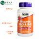 
NoW Vitamin D3+K2 Capsules 120 capsules Original imported from the United States D3K2 Vitamin vd3+ Vitamin vk2 1 bottle