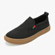 Accrochez dix chaussures en toile pour hommes 2025 Été Nouveau chaussures décontractées de pied pour hommes respirants pour hommes, chaussures de laziness Old Beijing Chaussures noires 42 (taille de chaussure en cuir)