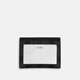 CoaCH (COACH) official authorization for men's classic double C logo printed exquisite card bag card clip Valentine's Day gift black and gray CQ031QBMI5