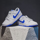 Nike (NIKE) official Dunk Low men's shoes casual shoes retro sport shoes black and white panda DD1391-100 DV0831-104 blue and white 44