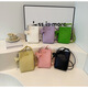 Qiaoyi weiches Leder süße kleine Elefant-Tasche Frauen neue One-Shoulder Crossbody Mobiltelefontasche High-End Nischen-Mode-Mobilfunk-Mobiltelefon-Tasche gelb-inklusive kleine Elefantenanhänger