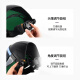 
Craftsstar GPX-695 welding mask Welder welding cap head-mounted protective surface screen Gas welding Argon arc welding Welding mask