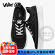 Walker Shop帆布鞋男2025年夏季透气男鞋一脚蹬懒人软底休闲鞋男增高板鞋子男 黑色 40 【皮鞋码】