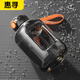 Huixun Jingdong's own brand large-capacity plastic water cup sports fitness kettle outdoor ton bucket matte black 1.2L