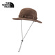 North Face North Knitted Hat Fisherman's Hat Sun Hat Men and Women UPF40 Universal Outdoor 24 Spring and Summer New 5FXF 1OI/Brown L/XL