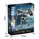 LEGO building block robot Pacific ring mecha model high difficulty assembled toy birthday gift Small Eureka Raider [698 particles]