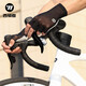 WestBiking road handlebar with bent handlebar integrated bicycle anti-slip shock-absorbing silicone EVA solid color comfortable and wear-resistant handlebar tape pearl white with handle plug