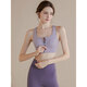 Nanmuxiong Sports Bra Shockproof High Strength Front Zipper Yoga Bra Anti-Sagging Sports Pilates Can Be Weared Vest Women Wisteria Color M Size 85-105Jin Jin is equal to 0.5kg