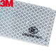 3M Pegatina reflectante Cuerpo LOGO ADVERTENCIA PRISMA REFLECTIVA PRISMO Half-corte 10 piezas Single Piece 5cm*30cm 983d