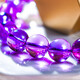 Eternal symbol natural crystal collection grade ice type Uruguayan amethyst bracelet for women purple amethyst bracelet for men birthday gift Brazilian jewelry amethyst 10mm