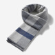 Ordos cashmere men's scarf winter thickened plaid scarf birthday gift cashmere scarf gift box camel