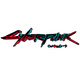 Tucker is suitable for Cyberpunk 2077 computer case stickers, Cyberpunk car stickers, waterproof motorcycle electric cars, Cyberpunk short style-white