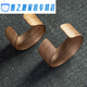 Runhuanian tea set accessories glass fair cup anti-scalding cover heat insulation ring wooden cup set handheld tea leak tea cup anti-scalding ring Coffee-colored wooden cover 6624 models